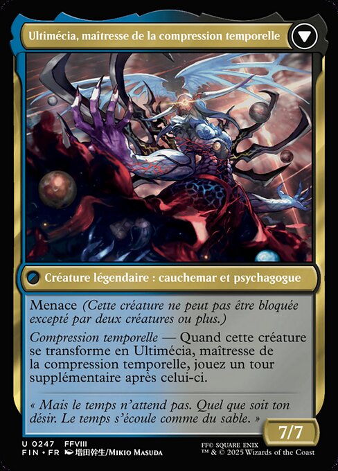 Ultimecia, Time Sorceress // Ultimecia, Omnipotent - Verso
