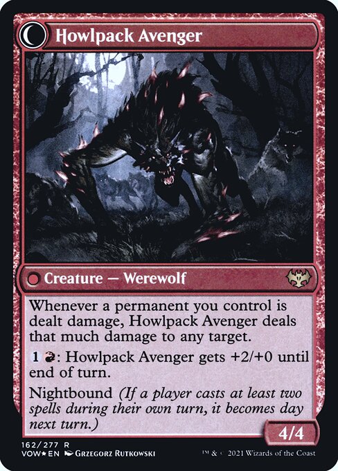 Ill-Tempered Loner // Howlpack Avenger - Verso