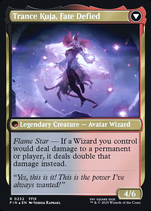 Kuja, Genome Sorcerer // Trance Kuja, Fate Defied - Verso
