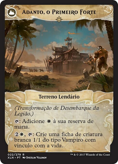 Legion's Landing // Adanto, the First Fort - Verso