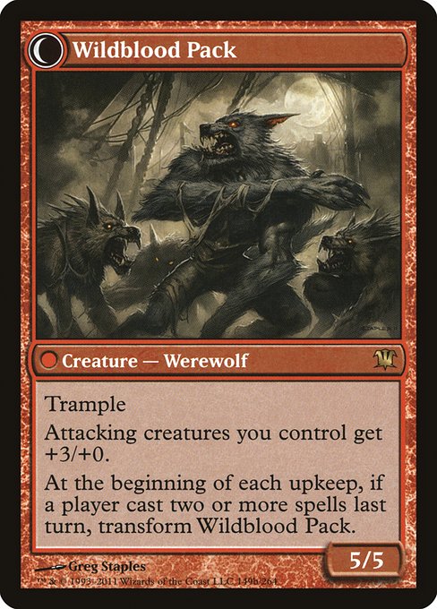 Instigator Gang // Wildblood Pack - Verso