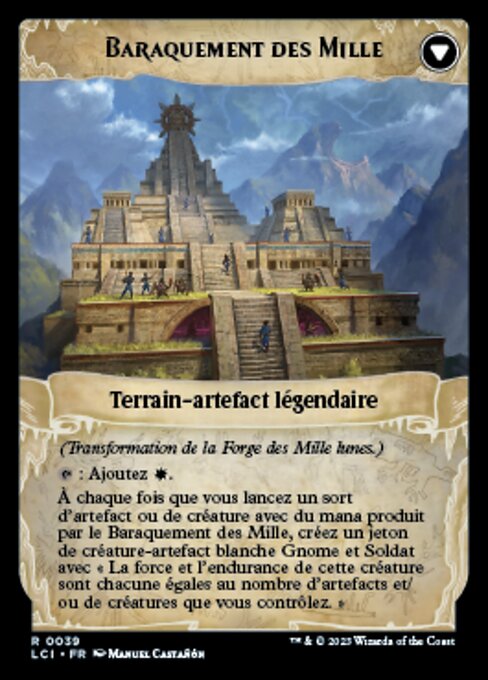 Thousand Moons Smithy // Barracks of the Thousand - Verso