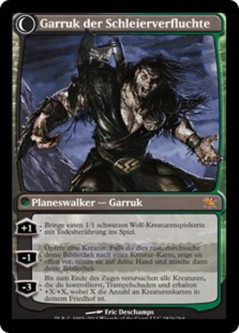 Garruk Relentless // Garruk, the Veil-Cursed - Verso