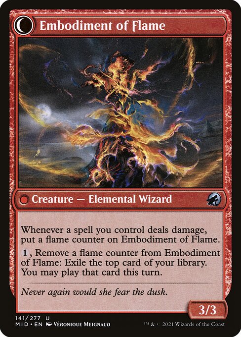 Flame Channeler // Embodiment of Flame - Verso