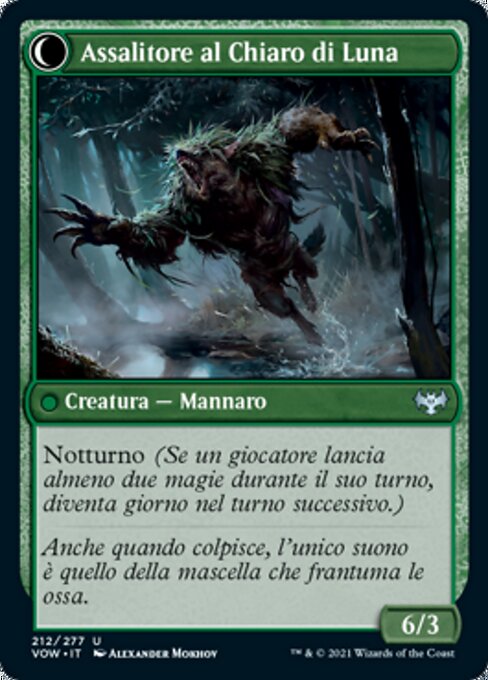 Oakshade Stalker // Moonlit Ambusher - Verso