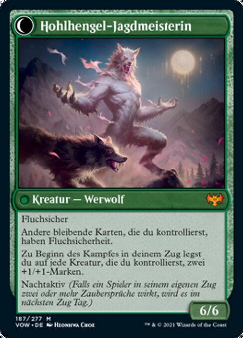 Avabruck Caretaker // Hollowhenge Huntmaster - Verso