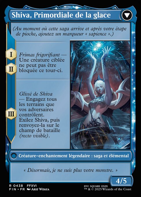 Jill, Shiva's Dominant // Shiva, Warden of Ice - Verso