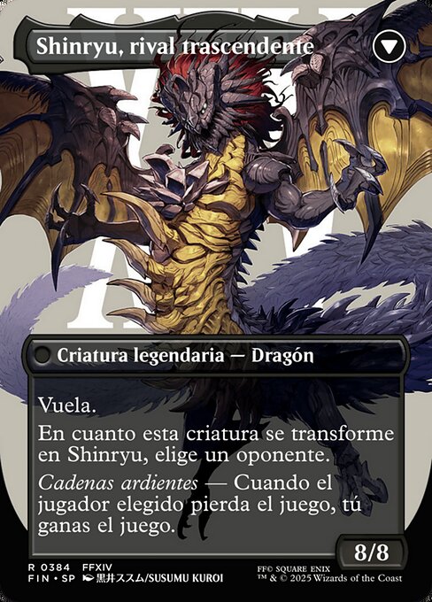 Zenos yae Galvus // Shinryu, Transcendent Rival - Verso