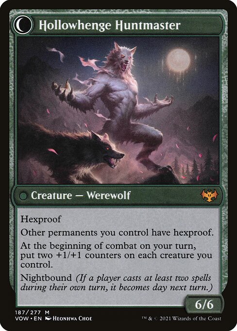 Avabruck Caretaker // Hollowhenge Huntmaster - Verso