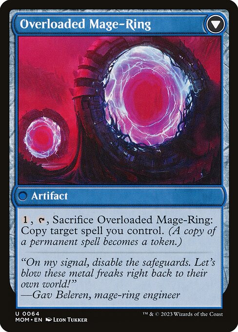 Invasion of Vryn // Overloaded Mage-Ring - Verso