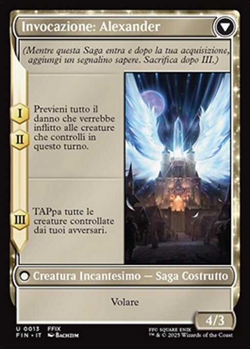 Crystal Fragments // Summon: Alexander - Verso