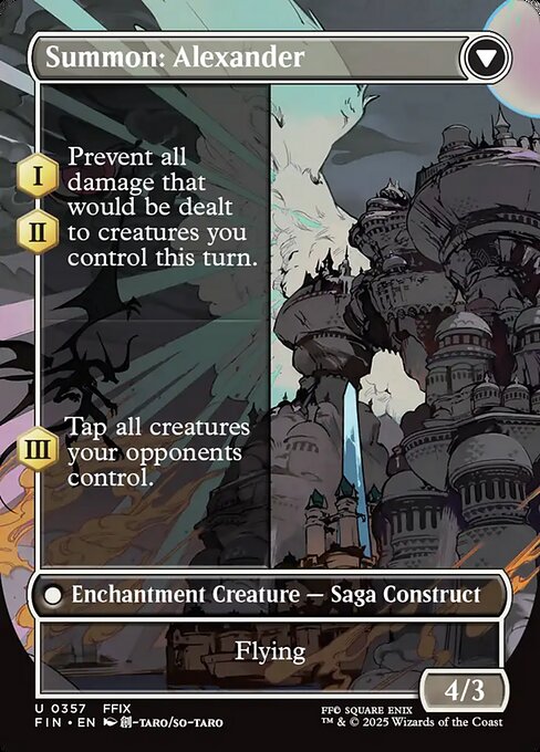 Crystal Fragments // Summon: Alexander - Verso
