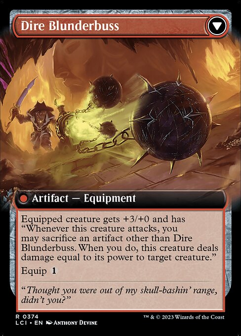 Dire Flail // Dire Blunderbuss - Verso