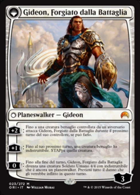 Kytheon, Hero of Akros // Gideon, Battle-Forged - Verso
