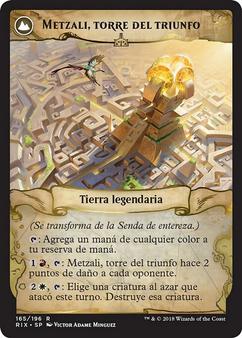 Path of Mettle // Metzali, Tower of Triumph - Verso