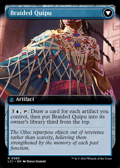 Braided Net // Braided Quipu - Verso