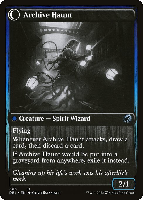 Overwhelmed Archivist // Archive Haunt - Verso