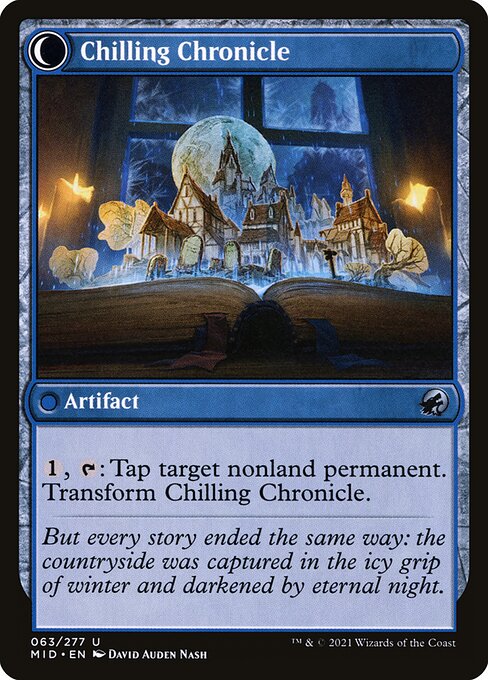 Mysterious Tome // Chilling Chronicle - Verso