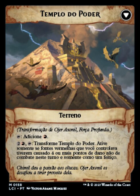 Ojer Axonil, Deepest Might // Temple of Power - Verso