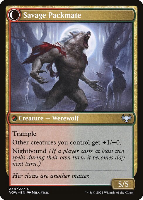 Child of the Pack // Savage Packmate - Verso