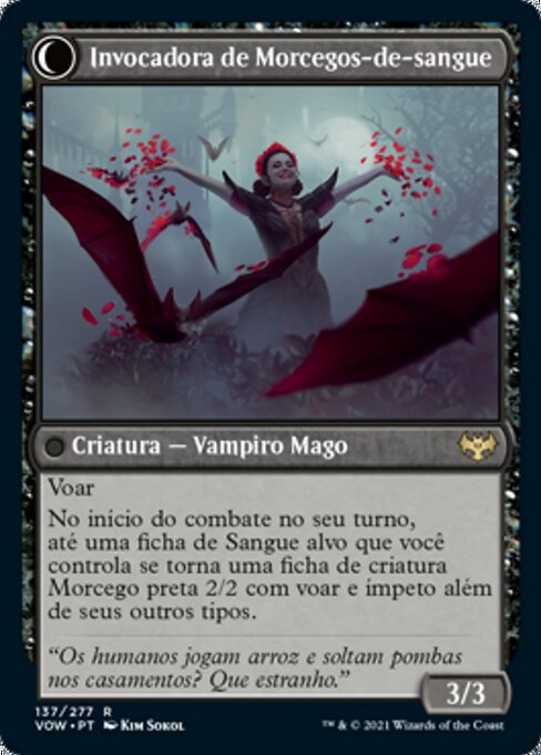 Voldaren Bloodcaster // Bloodbat Summoner - Verso