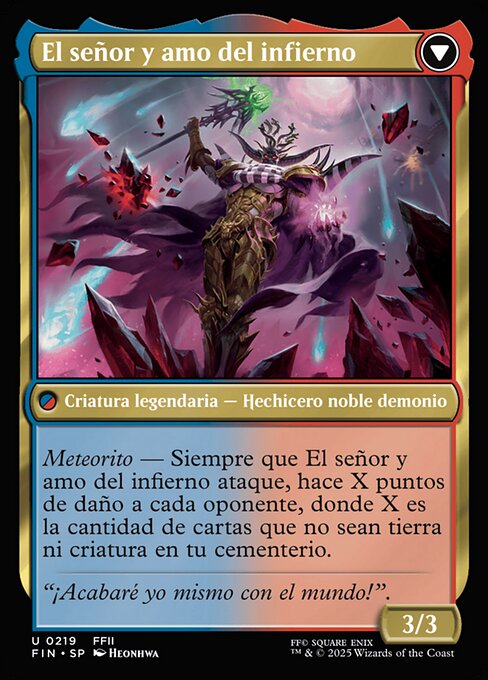 The Emperor of Palamecia // The Lord Master of Hell - Verso