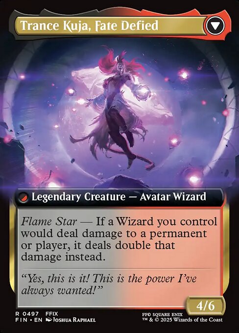 Kuja, Genome Sorcerer // Trance Kuja, Fate Defied - Verso