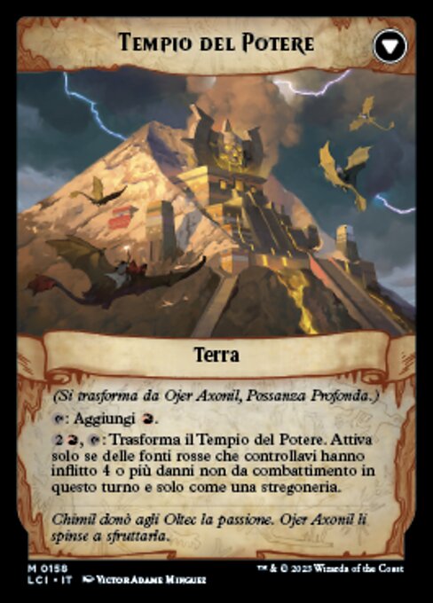 Ojer Axonil, Deepest Might // Temple of Power - Verso