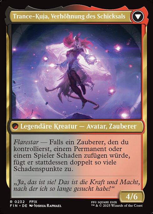 Kuja, Genome Sorcerer // Trance Kuja, Fate Defied - Verso