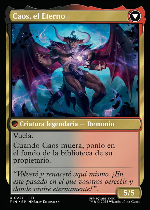 Garland, Knight of Cornelia // Chaos, the Endless - Verso