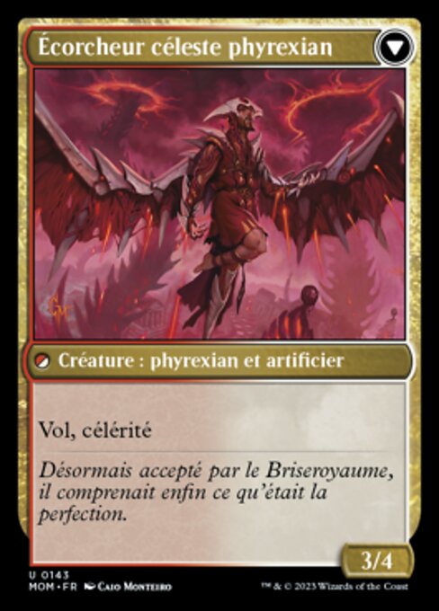 Harried Artisan // Phyrexian Skyflayer - Verso