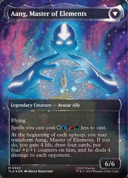 Avatar Aang // Aang, Master of Elements - Verso