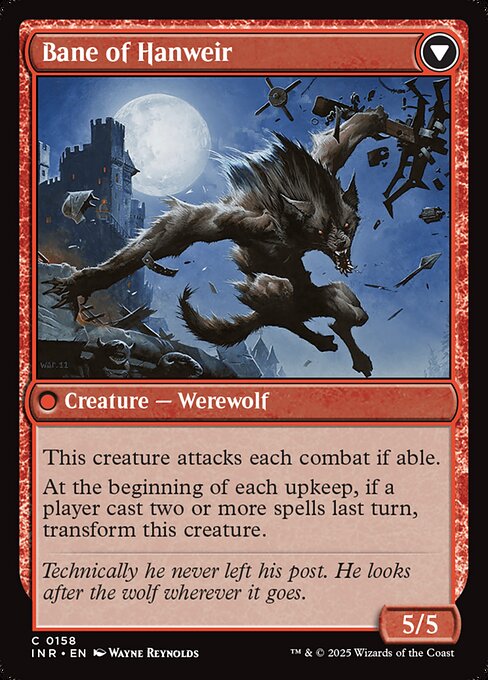 Hanweir Watchkeep // Bane of Hanweir - Verso