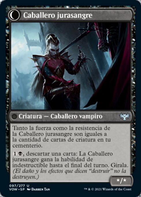 Bloodsworn Squire // Bloodsworn Knight - Verso