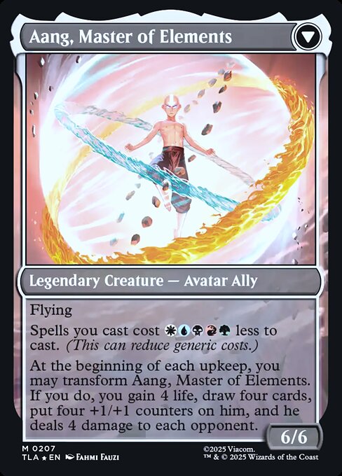 Avatar Aang // Aang, Master of Elements - Verso