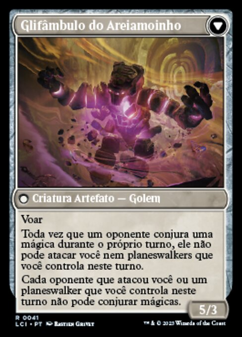 Unstable Glyphbridge // Sandswirl Wanderglyph - Verso