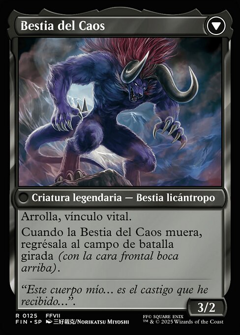Vincent Valentine // Galian Beast - Verso