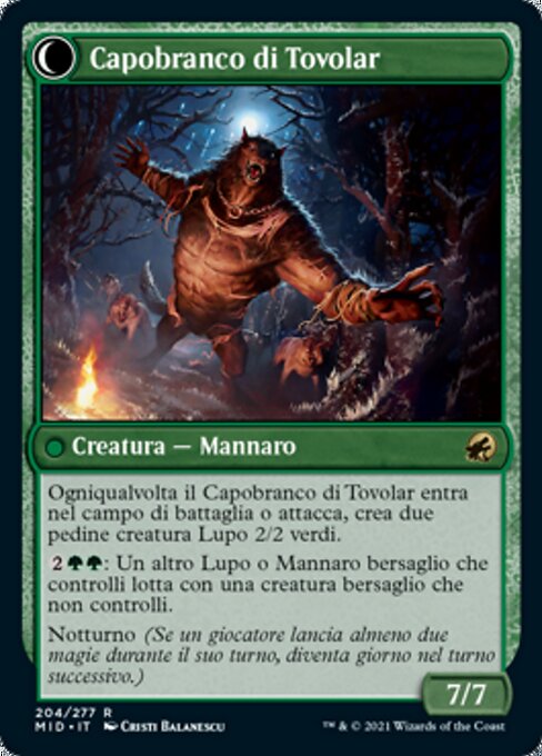 Tovolar's Huntmaster // Tovolar's Packleader - Verso