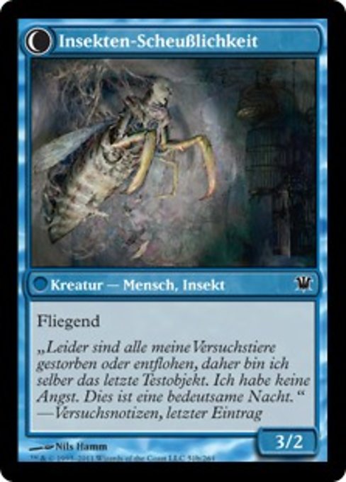 Delver of Secrets // Insectile Aberration - Verso