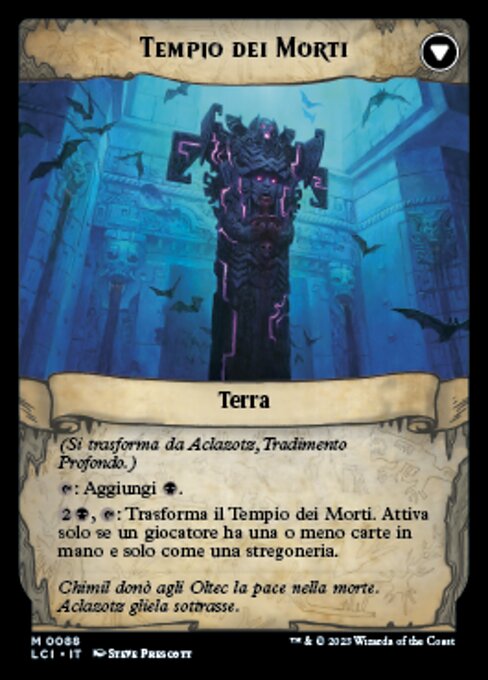 Aclazotz, Deepest Betrayal // Temple of the Dead - Verso