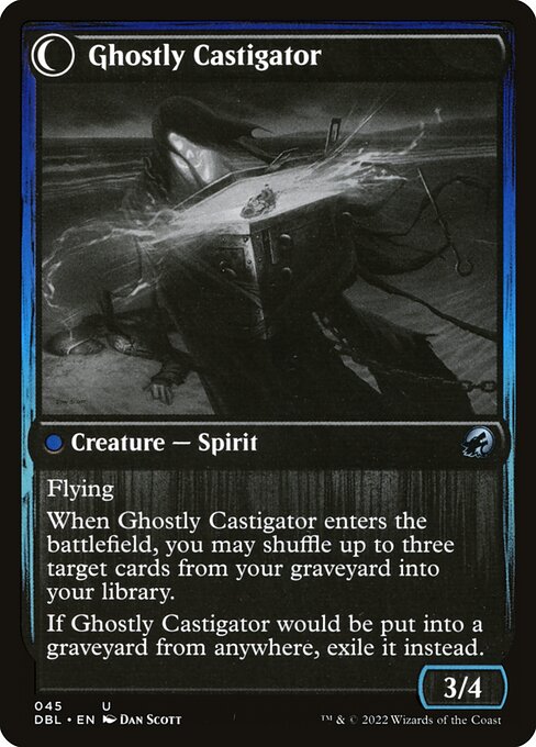 Covetous Castaway // Ghostly Castigator - Verso