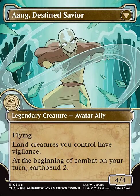 Aang, at the Crossroads // Aang, Destined Savior - Verso