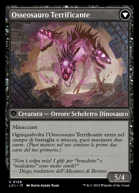 Visage of Dread // Dread Osseosaur - Verso
