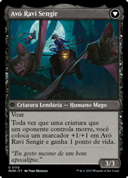 Invasion of Ulgrotha // Grandmother Ravi Sengir - Verso