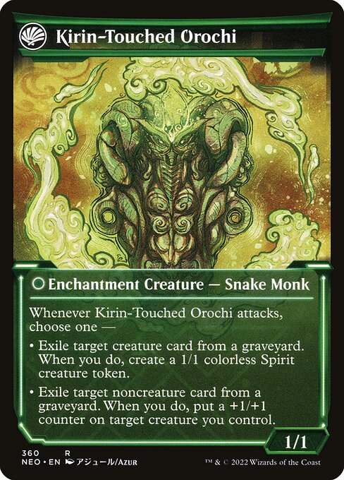 Teachings of the Kirin // Kirin-Touched Orochi - Verso