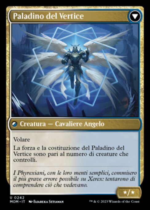 Invasion of Xerex // Vertex Paladin - Verso