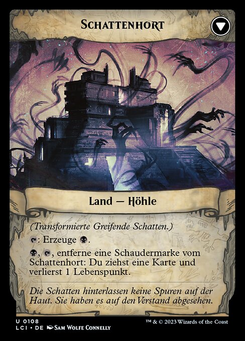Grasping Shadows // Shadows' Lair - Verso