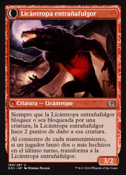 Kessig Forgemaster // Flameheart Werewolf - Verso