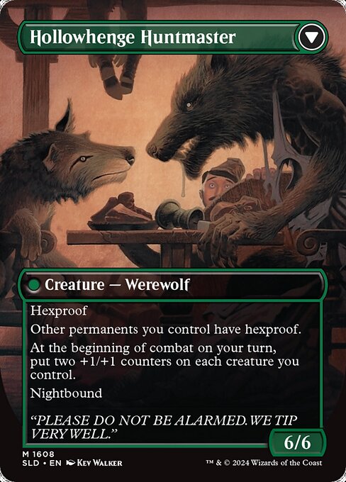 Avabruck Caretaker // Hollowhenge Huntmaster - Verso