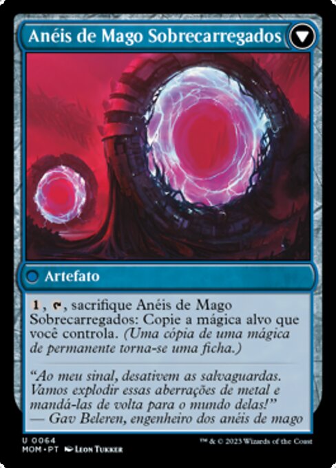 Invasion of Vryn // Overloaded Mage-Ring - Verso